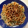 mi-koの作ってみた!投稿(チンするだけで絶品おつまみ「ちくわと枝豆のチーズチップス」)