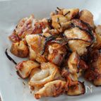 やわらか鶏もも肉とレンコンの梅塩昆布ソテー