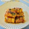 【焼き豆腐の豚バラ肉巻き】豆腐でボリュームアップ。ヘルシー♪