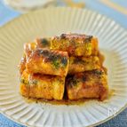 【焼き豆腐の豚バラ肉巻き】豆腐でボリュームアップ。ヘルシー♪