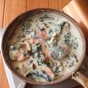 ワンパン10分【鮭×ほうれん草クリーム煮】バター小麦粉不要♩の工程5