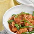 鶏もも肉と新玉ねぎのナポリタン風【作り置き】