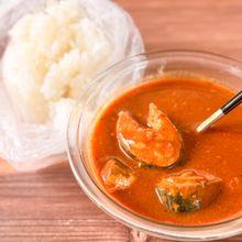 ポリ袋で作れる！災害時に役立つ【サバ缶トマトカレー&ごはん】