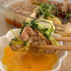レンジで作る『豚バラすき煮』