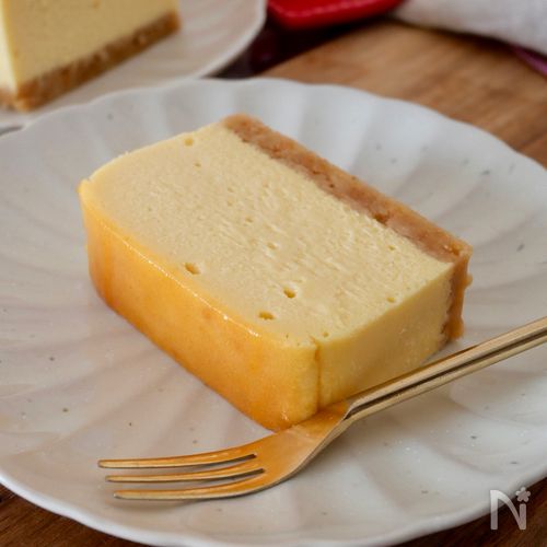 濃厚なめらか！【米粉のニューヨークチーズケーキ】