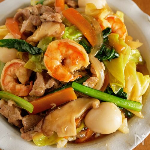 【五目中華丼】ごはんが止まらない！