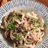 『なすツナうどん』レンジで簡単に作れる！