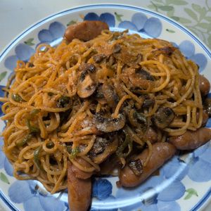 KUMIKOの作ってみた!投稿(洋食屋さんの基本ナポリタン)