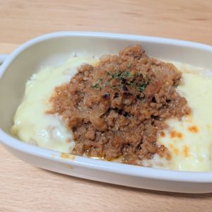 ゆいの作ってみた!投稿(【ミラノ風ドリア】レンジ&トースターでお手軽！なのに本格的！)