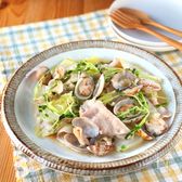 あさりと豚肉のさっぱり煮