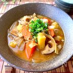 濃厚味噌ラーメン風♡〝野菜ごろごろ豚汁〟時短ずぼらレシピ