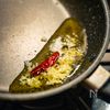 香り広がる。菜の花としらすの和風パスタの工程1
