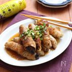 なすの豚バラ巻き【ご飯がすすむおかず】