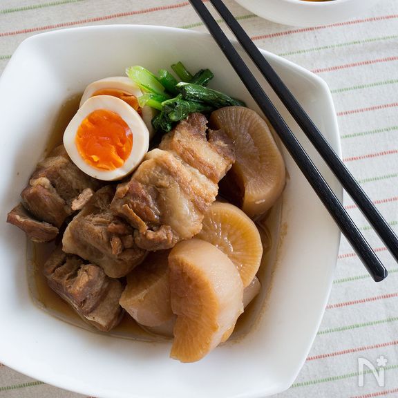 大根がとろける♪豚バラと大根のうま煮