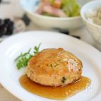 真昆布入り鶏つくねの和風あんかけ
