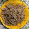 チョビの助の作ってみた!投稿(しらたきとえのきの炒り煮)