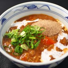 【再現】丸亀期間限定！冷しトマたまカレーうどん♪