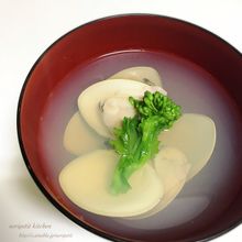 <ひなまつり>はまぐりの潮汁(うしお汁)