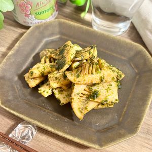 のりのり🐾🎀🤍の作ってみた!投稿(【こんがり焼きたけのこ昆布バター仕上げ】おつまみにも🍻)