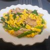 usaの作ってみた!投稿(簡単おうち中華【絶品!豚肉とニラのとろ卵炒め】)