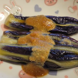 miyucyannの作ってみた!投稿(レンジで作る!なすの田楽風ごまみそだれ)