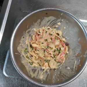KUMIKOの作ってみた!投稿(かいわれ大根のわさびマヨ和え)