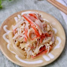 節約副菜♡『えのきとかにかまのナムル』
