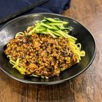 【なすジャージャー麺】手軽にガツンと焼きそばアレンジ！