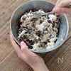 クリームチーズと金時豆のビスケットサンドの工程2
