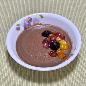 キャピタンの作ってみた!投稿(【チョコプリン】材料３つ！電子レンジで簡単レシピ)