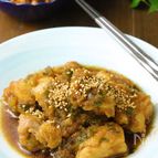 とろとろだれが美味♪鶏肉のおろし煮