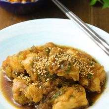 とろとろだれが美味♪鶏肉のおろし煮