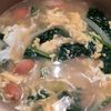 ともの作ってみた!投稿(【ウインナーとほうれん草の洋風たまごスープ】簡単おいしい♪)