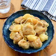 鶏肉とじゃがいものうま塩みりん炒め