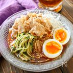 【韓国風豚しゃぶネギそうめん】スープまで飲み干す感動の旨さ♡