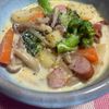 ゆっこの作ってみた!投稿(『豆乳味噌スープ』たっぷり野菜でほっこり♡)