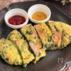 寄せて焼くだけ！たっぷりほうれん草のオムレツの工程9