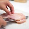 【米粉でカリッ】鶏むね肉のチキン南蛮の下準備