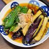 【茄子とピーマンの揚げ浸し】冷やしても◎ジュワッと染みうま♪