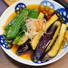【茄子とピーマンの揚げ浸し】冷やしても◎ジュワッと染みうま♪