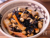 【ひじきとお豆の煮物】常備菜や副菜にぴったり！