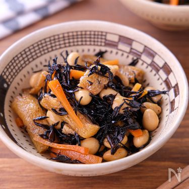 【ひじきとお豆の煮物】常備菜や副菜にぴったり！ | レシピサイトNadia