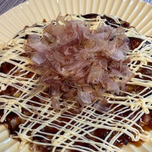 楽ラク手抜キッチン🐶🐾の作ってみた!投稿(お好み焼き風【キャベツのチーズはさみ焼き】小麦粉なくても満足)
