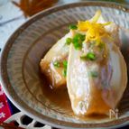 【レンジで5分・調味料大さじ1】厚揚げの肉詰めとろとろ煮