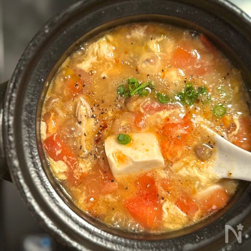 10分で簡単!サンラータン風あんかけ豆腐