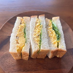 こむぎの作ってみた!投稿(やさしい味のふわとろ卵サンド)