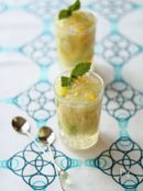 フルーツソーダゼリー。