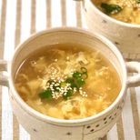 【中華料理店のたまごスープ】ふわふわ卵♡3分で完成！