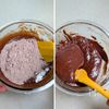 濃厚スモアブラウニー│型から溢れるザクとろ食感♪バレンタインの工程3