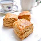ザクザク&ヘルシー！全粒粉スコーン《バター不使用！》